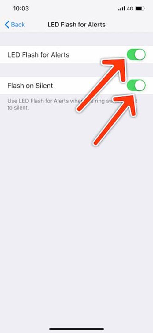 Cách sử dụng đèn Flash iPhone làm đèn thông báo - 3